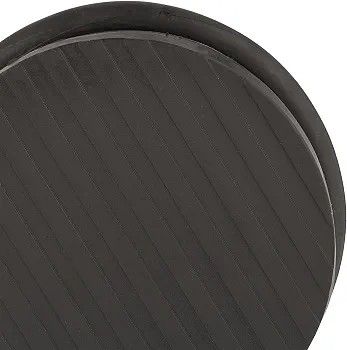Relax Days from w5 Stainless Steel Door Stoppers, Height x Ø: 7.5 x 9 cm, High and Heavy Duty, Non-Slip, Ladder Brake, Silver/Black, photo 3