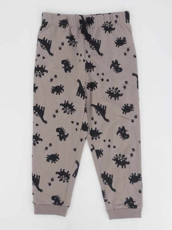 First impression Kids Boy's Graphic Printed Pants,Grey