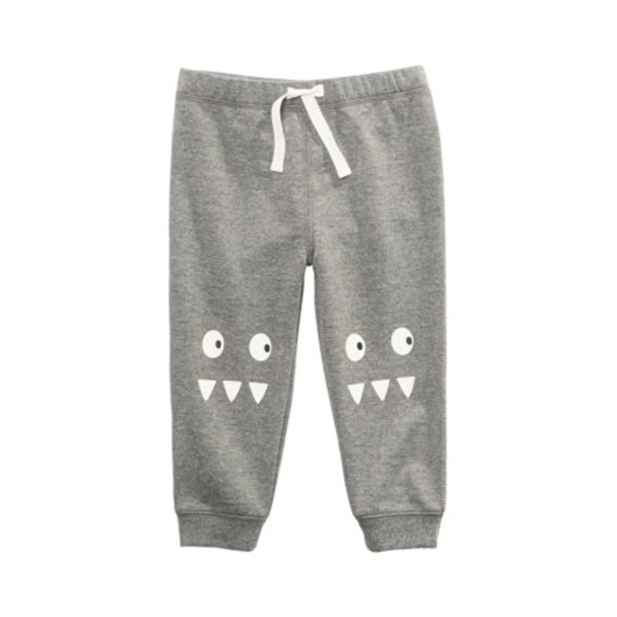First impression Kids Boy's Graphic Printed Joggers,Grey