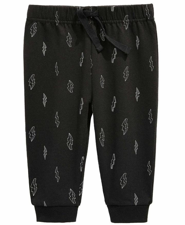 FIRST IMPRESSIONS - Baby Boys Lightning Bolt Joggers