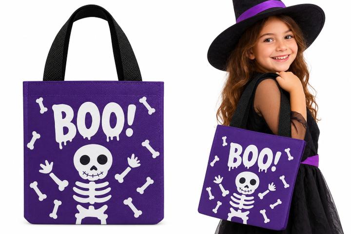 Halloween Boo! Skeleton Trick or Treat Bag