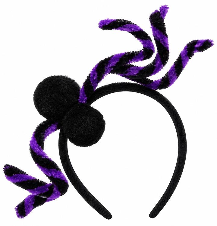 Halloween Spider Headband – Black and Purple