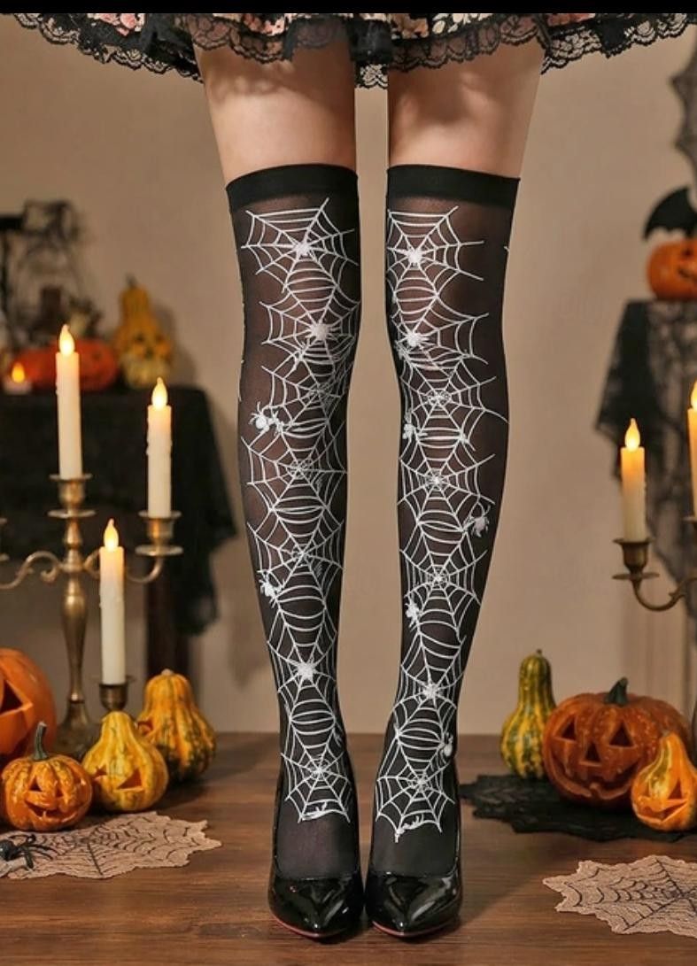 Women's tights spider for Halloween