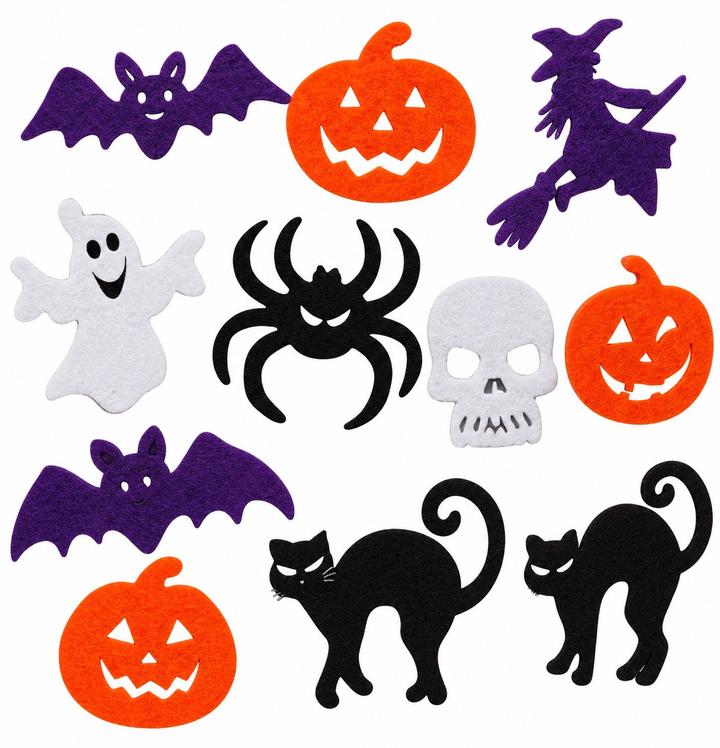 Halloween Scatter Decorations – 12-Piece Set