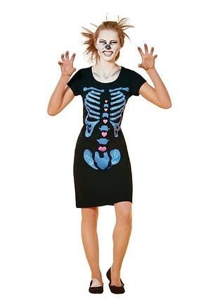 Halloween dress Santa Muerte skeleton women's carnival costume witch