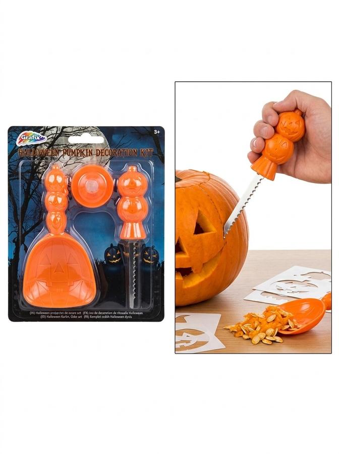 Grafix Halloween Pumpkin Carving & Decoration Kit