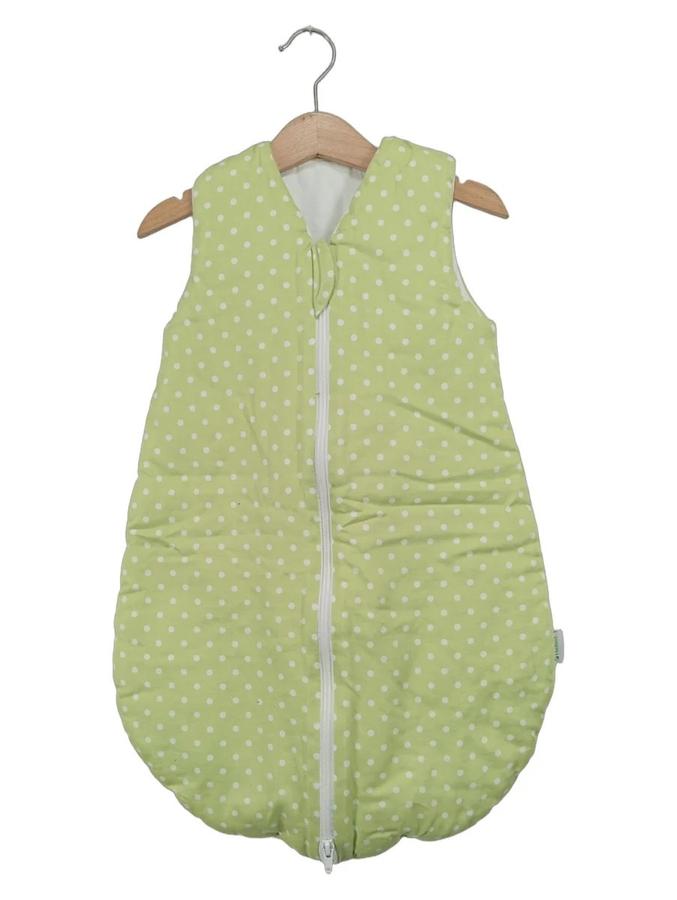 HELIOS Baby Sleeping Bag, Green with Polka Dots