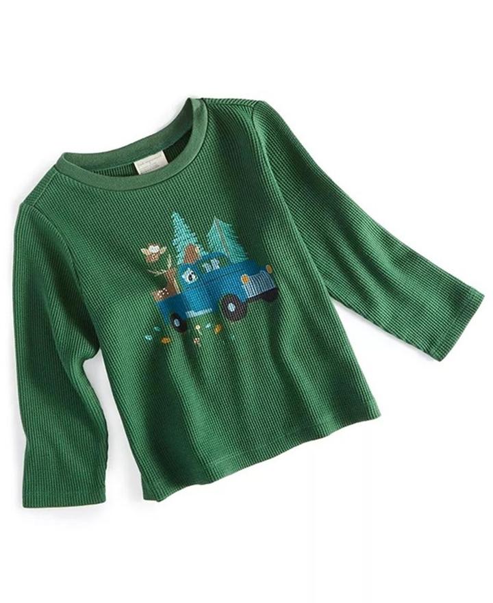 First Impressions Baby Boys Woodland Truck Shirt