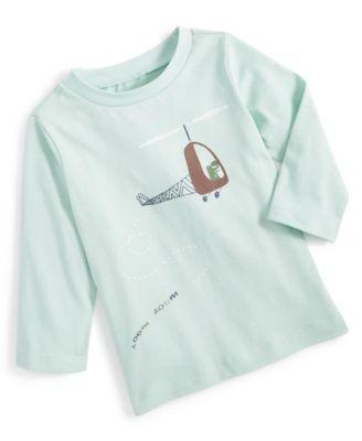 First impression Baby Boys Airplane Zoom Shirt