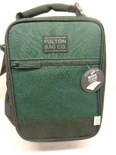 Fulton Bag Co. Upright Lunch Box Color Dark Emerald NWT