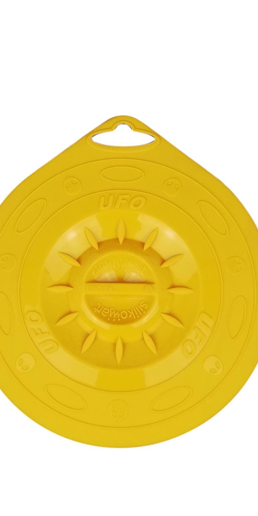 Universal Silicone Lid UFO, Yellow – 15 cm