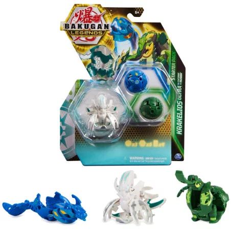 Figurine BAKUGAN Legends Starter Pack 3pcs Krakelios Ultra, photo 2
