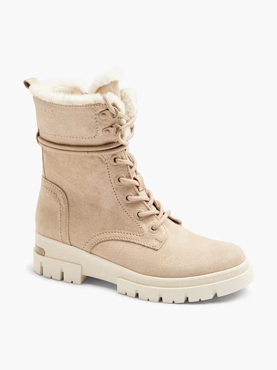 ESPRIT Lace-Up Boots Beige 1622