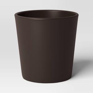 Threshold Indoor/Outdoor Planter Pot, Dark Brown