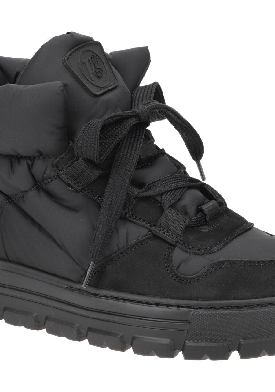 Paul Green 5214 Black Merino Winter Sneakers