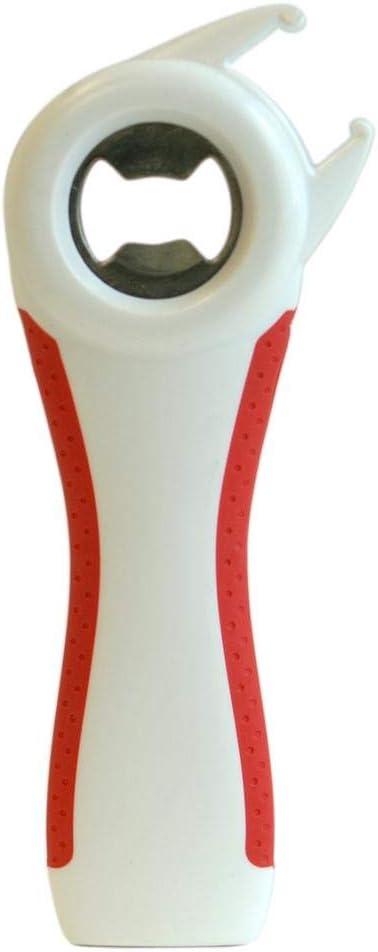 Gefu Canister Bottle Screw Cap Opener Opener 5 In 1 – Multi Opener – Assorted Colours red