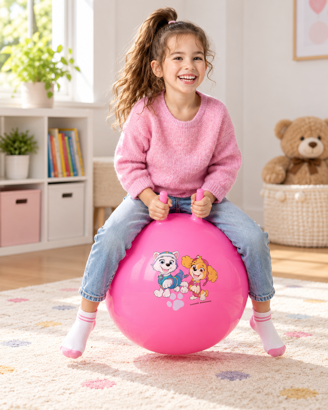PAW Patrol Inflatable Jumping Ball 45 cm – Blue, photo 2