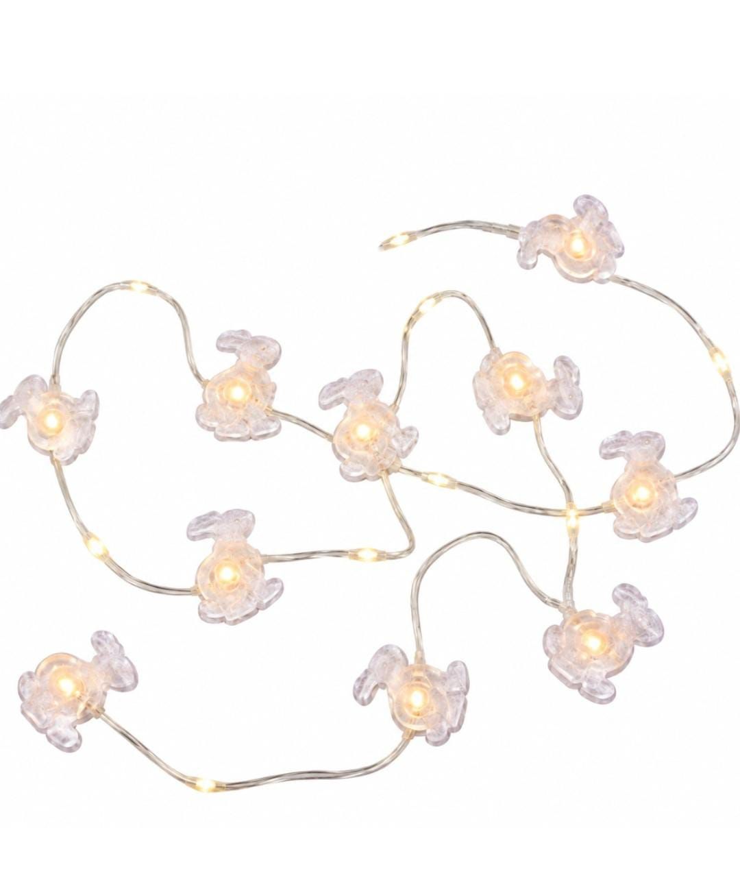 LIVARNO LED Light Garland, 20 LEDs, Rabbits, Battery with Timer