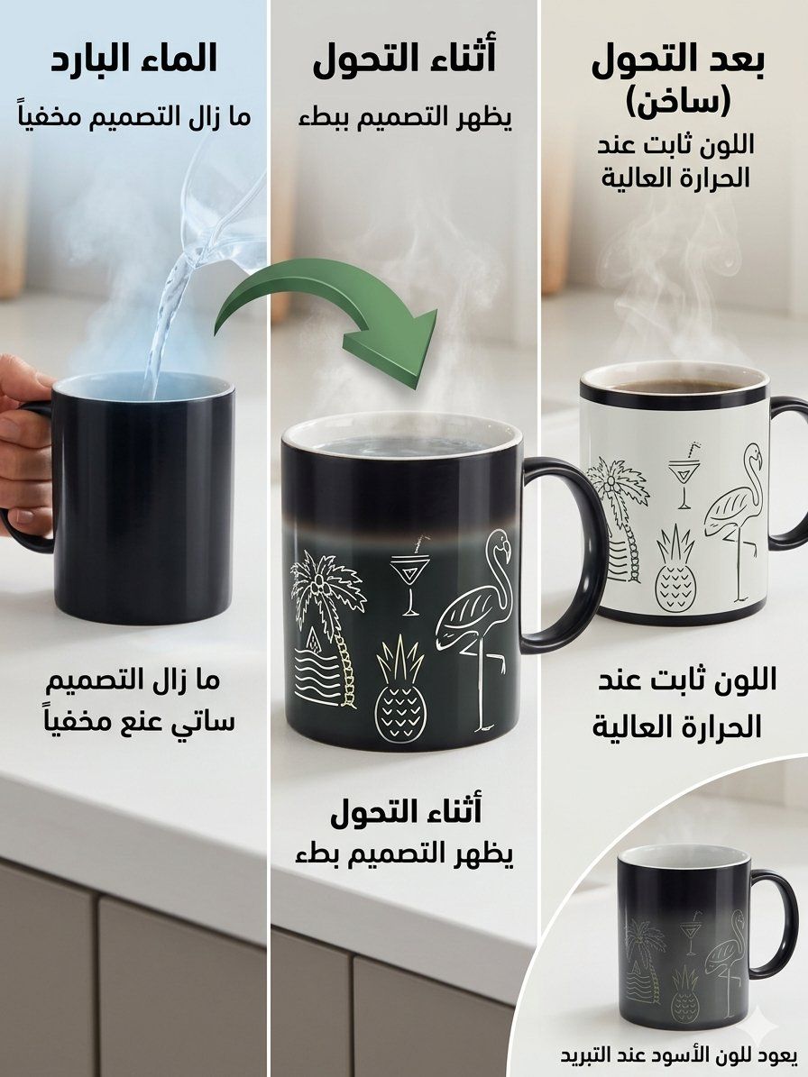 ERNESTO Porcelain Colour-Changing Mug, photo 2