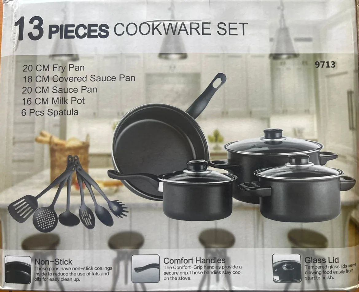 13 Pieces Non-Stick Cookware Set
