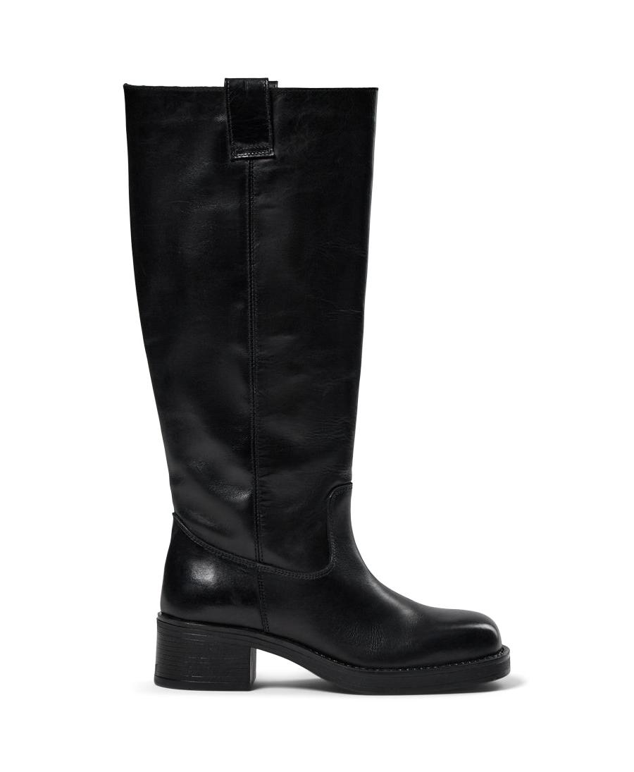 Annika Women’s Leather Boots, Black