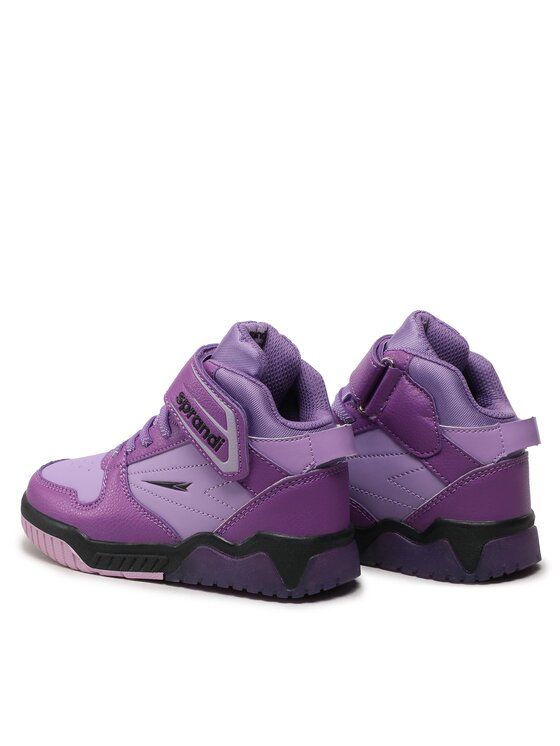 Sprandi Girls’ High-Top Sneakers CP76-22756(IV)DZ, Purple, photo 3