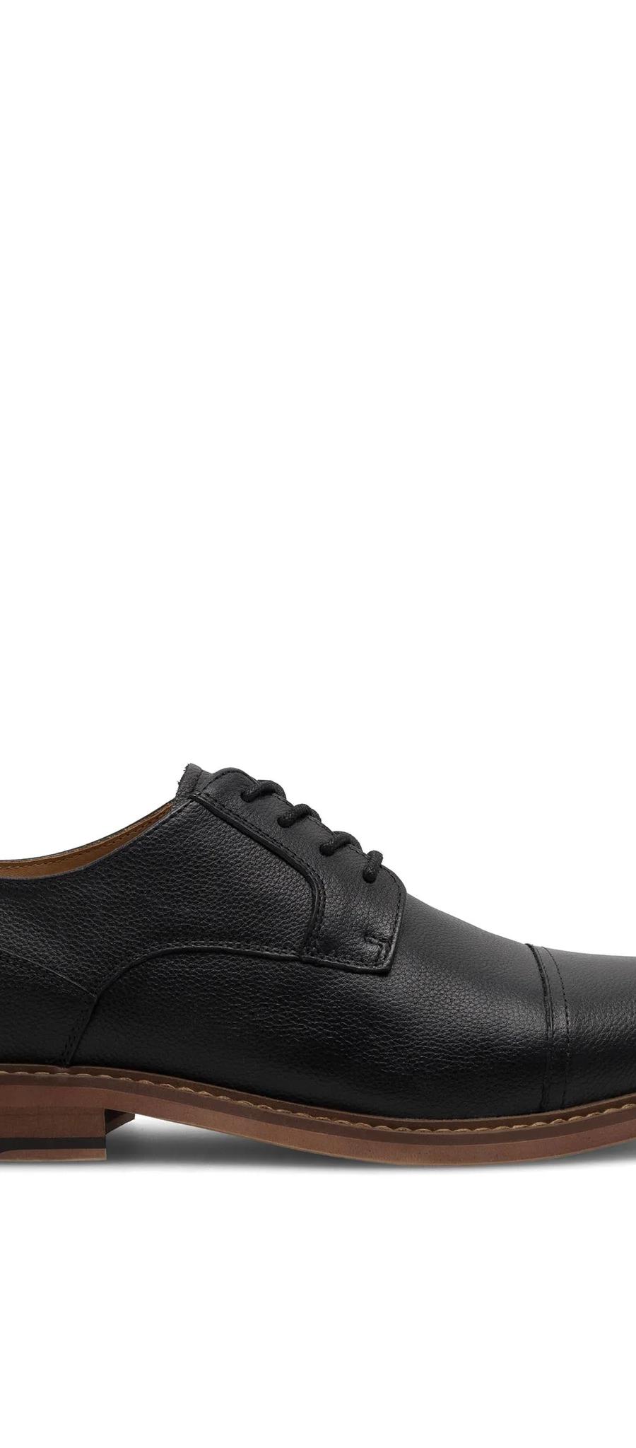 Gino Rossi WASH-01 Men’s Black Leather Oxford Shoes