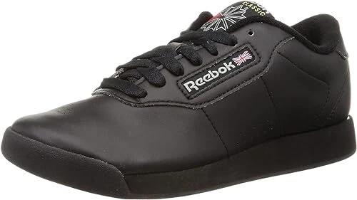 Reebok Princess Classic Women's Athletic Sneaker Black Training Shoes