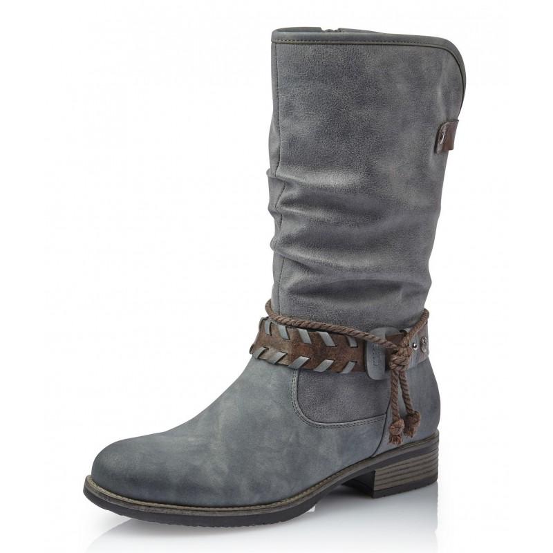 Rieker Women’s Mid-Calf Boots 98861-42, Grey