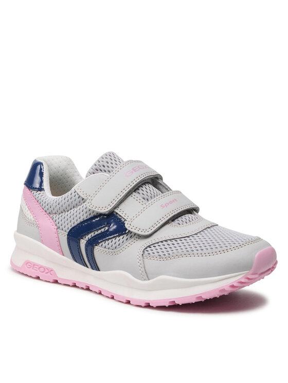 Geox J Pavel G. A Kids’ Sneakers J048CA, Grey