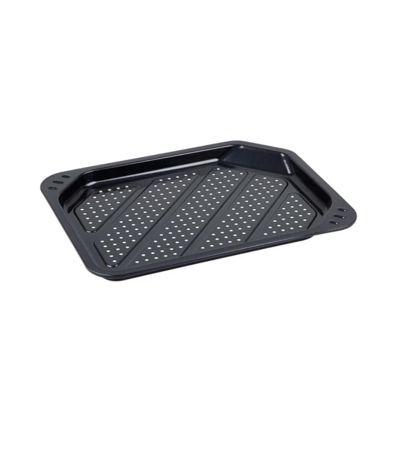 EasyOven Perforated Non-Stick Grill & Baking Tray, Black