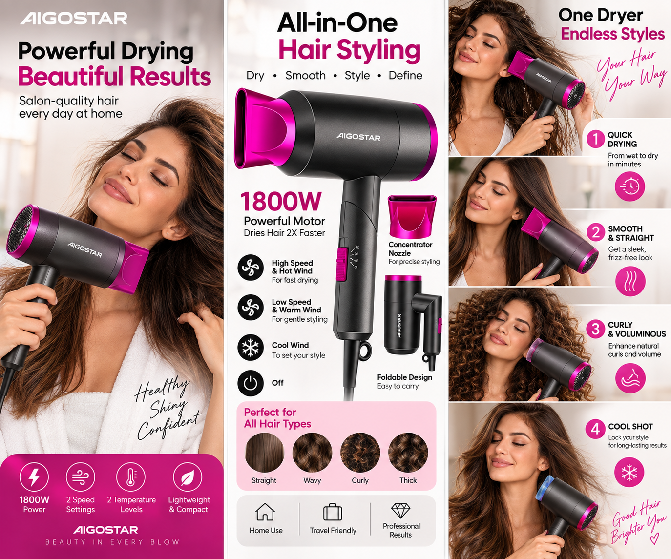 Aigostar – Diane Hair Dryer