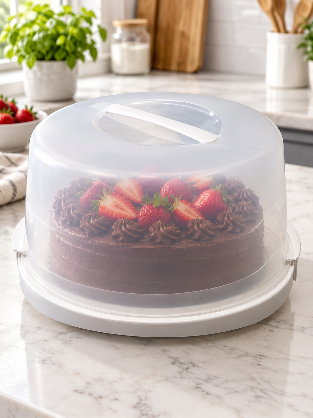 SilverCrest Cake Carrier – White, photo 2