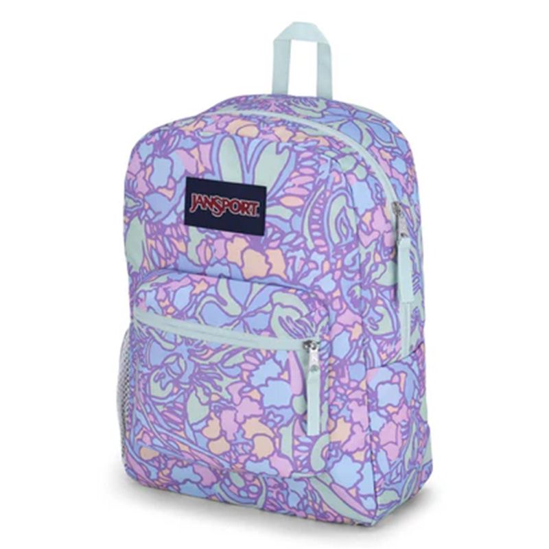 JanSport Cross Town Backpack Fluid Floral, photo 7