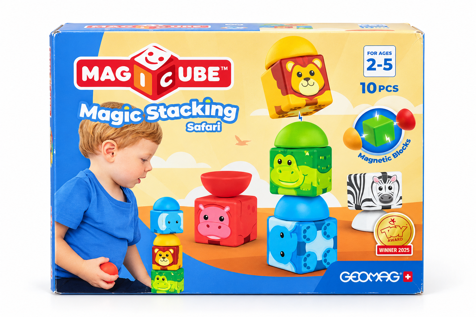 Magicube Stacking Safari Magnetic Cubes
