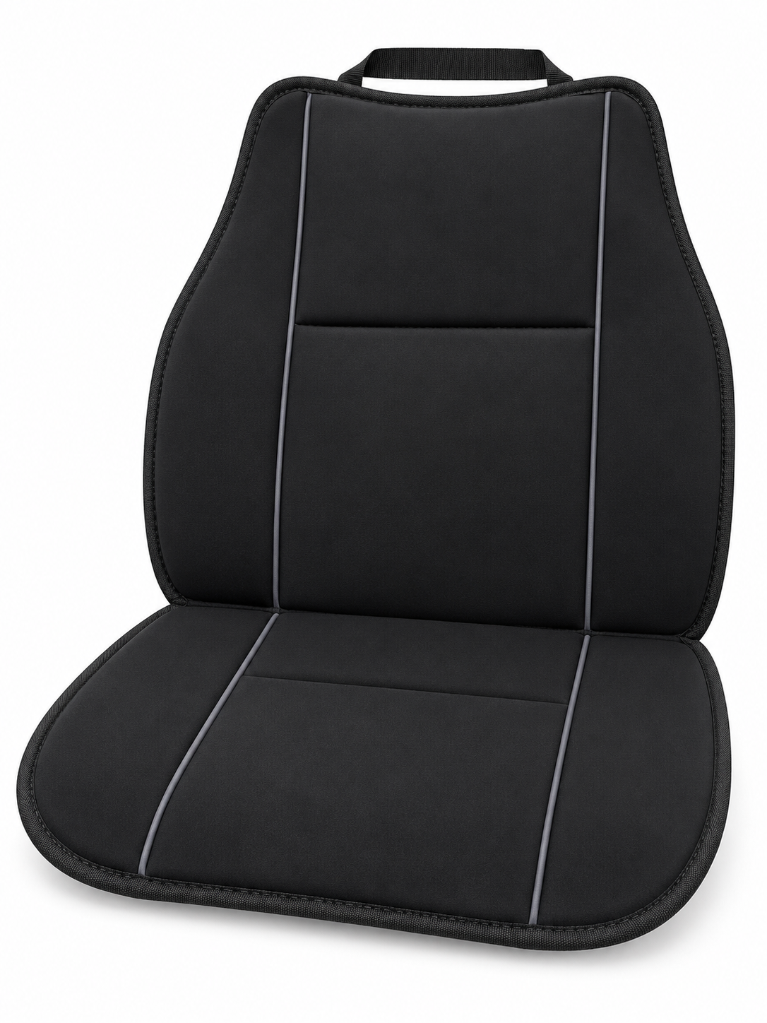 ULTIMATE SPEED Car Seat Cushion with Lumbar Support – Black/Grey