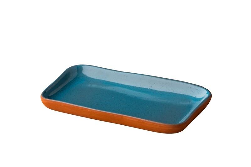 Graupera Stoneheart Tapas Plate 19x11.2cm Blue