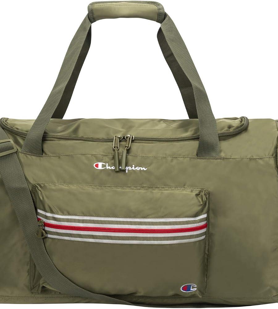 Champion Foldable Duffel Bag – Olive Green
