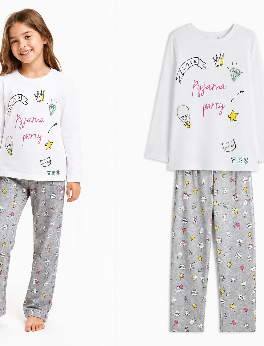Zara Girls Pyjama Party Doodle Set
