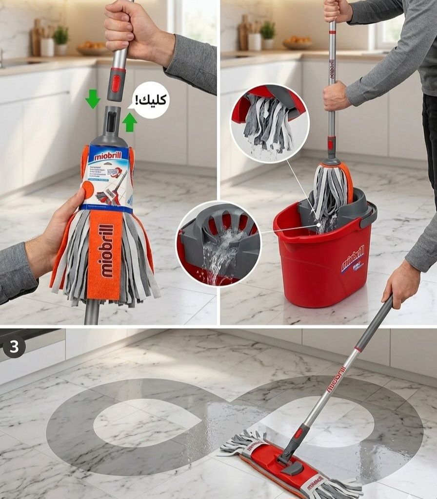 رأس ممسحة بديل لنظام Miobrill Combi-System, photo 2