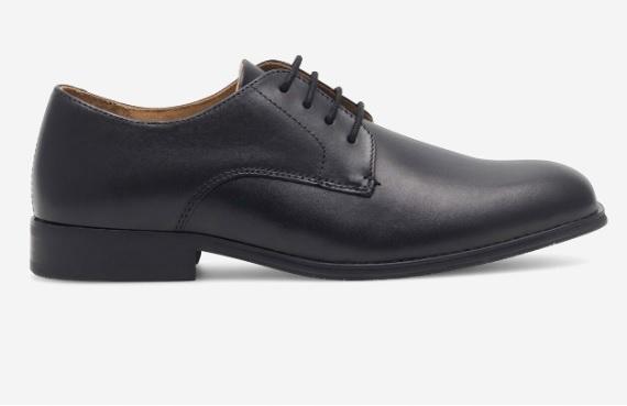 Gino Rossi Men’s Black Lace-Up Leather Shoes