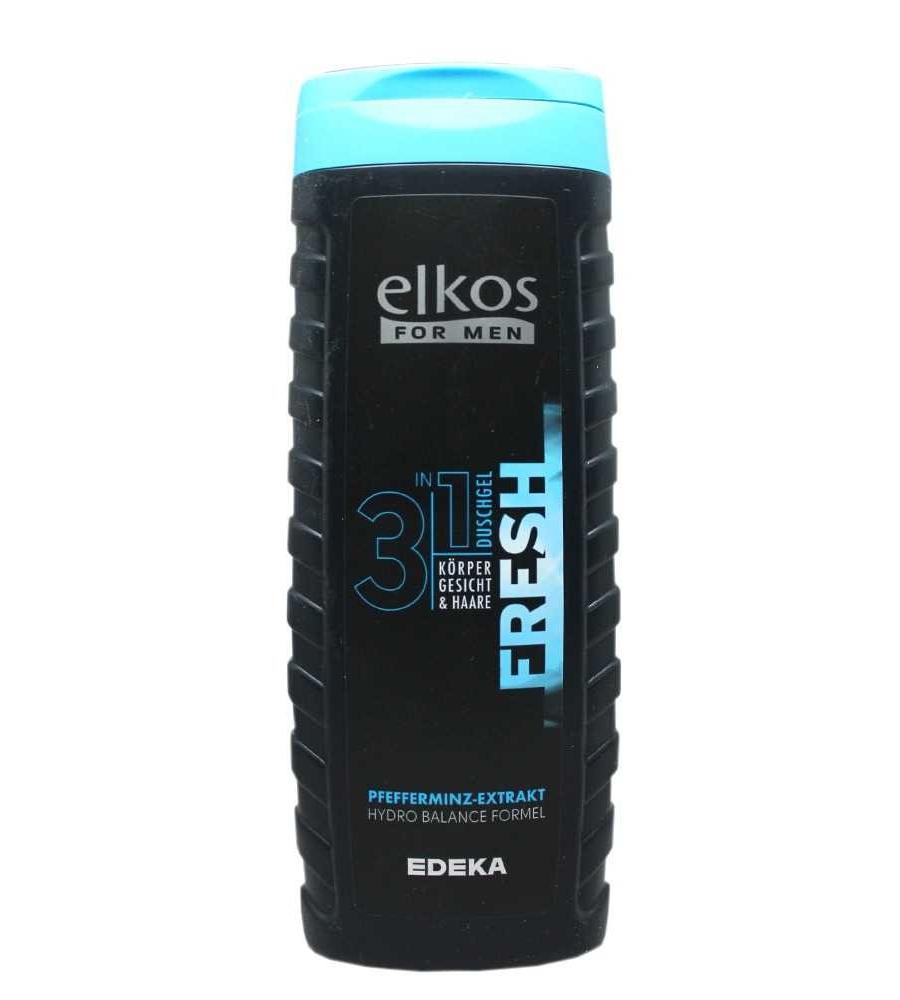 Elkos for Men 3-in-1 Fresh Shower Gel – 300ml