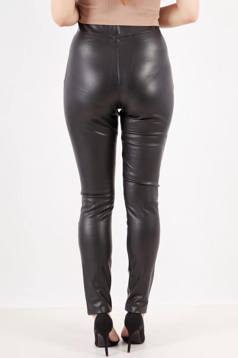 بنطلون جلد صناعي نسائي Topshop, photo 4