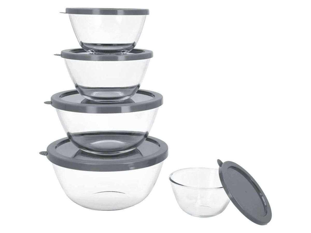 SilverCrest Glass Bowl Set - 5 Pieces