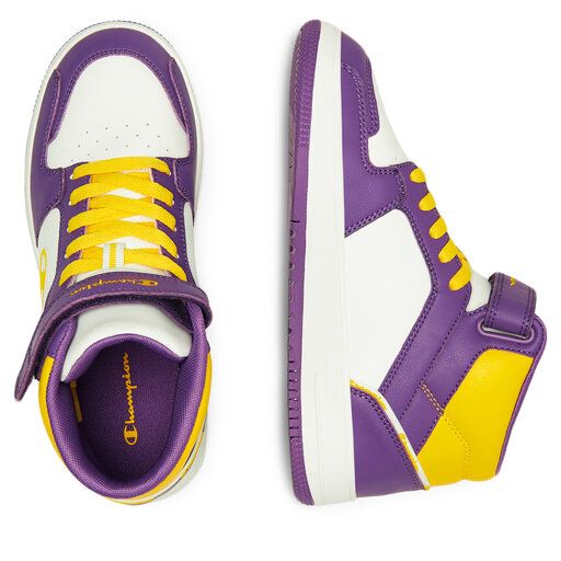 Champion Rebound 2.0 Mid GS Boys’ High-Top Sneakers, Purple, photo 6