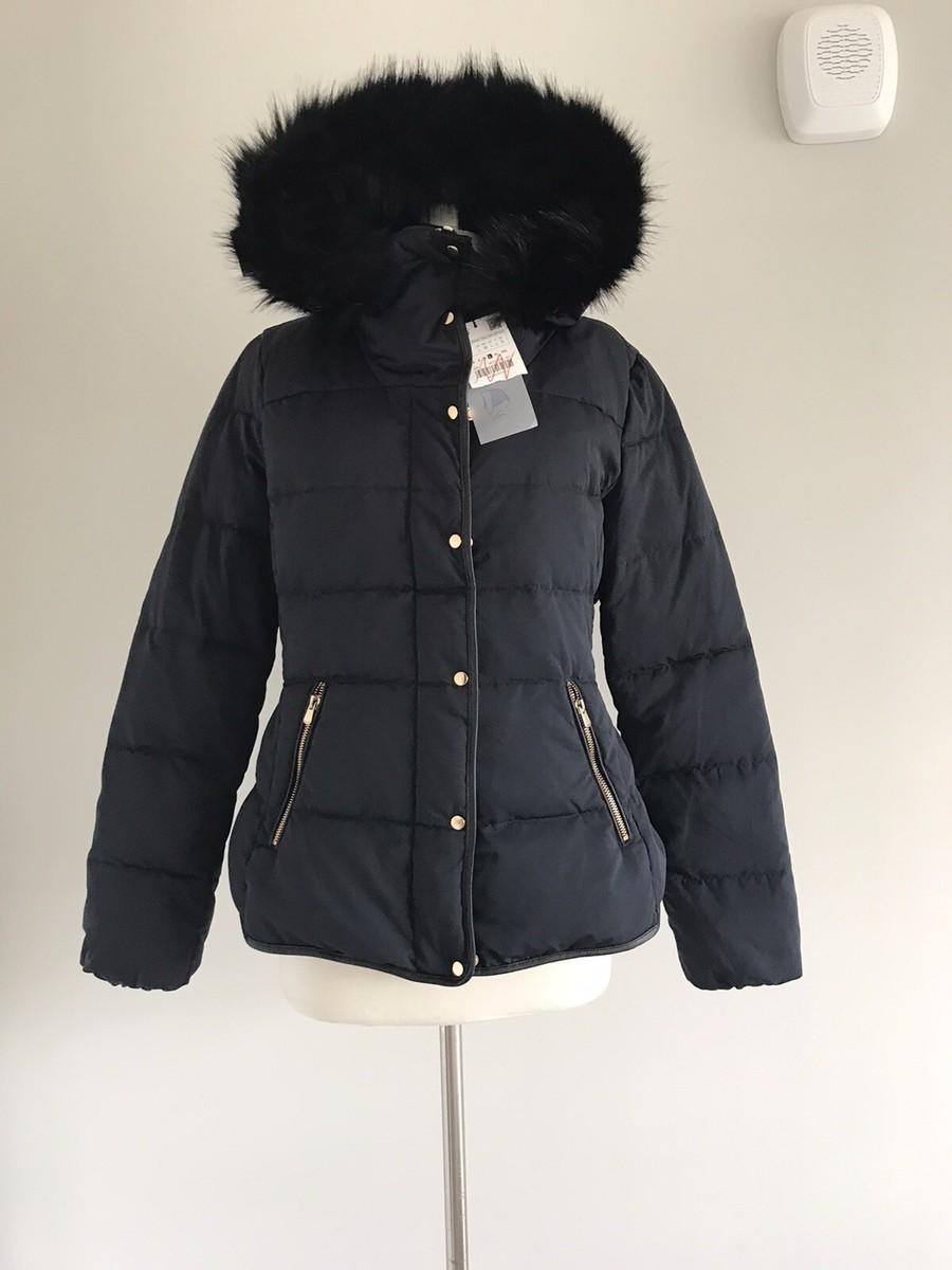 Zara Basic Girls Down Hooded Jacket