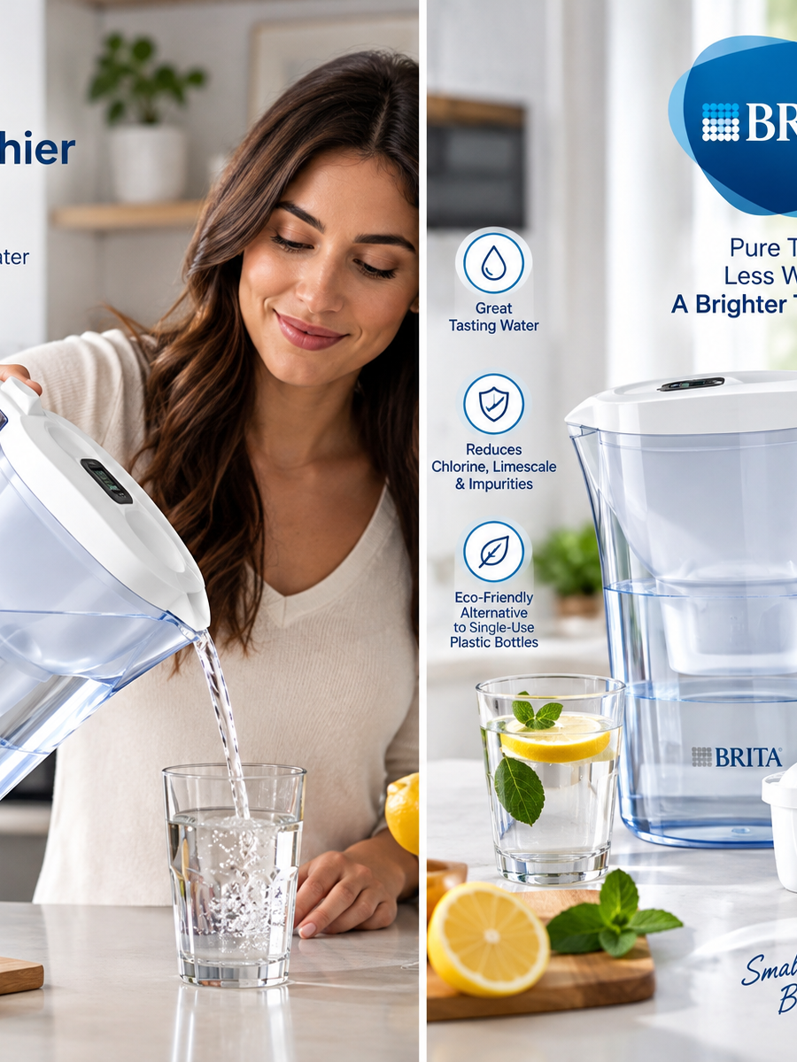 BRITA Aluna 2.4L Water Filter Jug with MAXTRA+ Cartridge