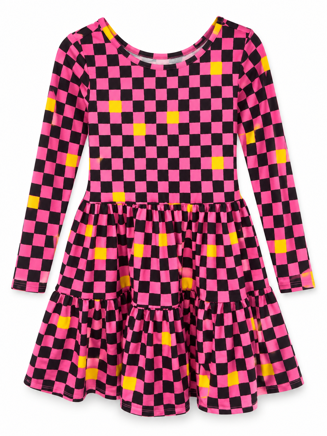 Epic Threads Girls’ Checkered Tiered Dress