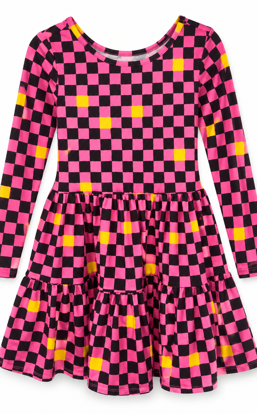 Epic Threads Girls’ Checkered Tiered Dress
