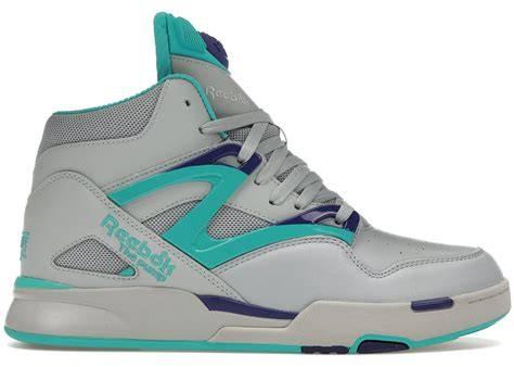 Reebok Pump Omni Zone II High-Top Sneakers – Grey/Teal